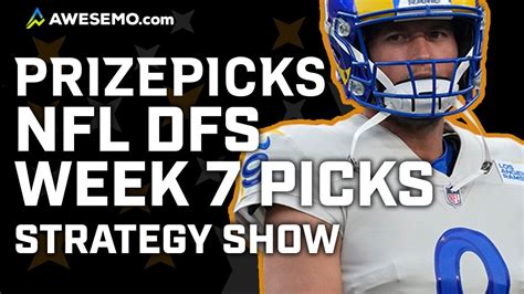 FanDuel NFL DFS Lineup Picks for Week 7 .